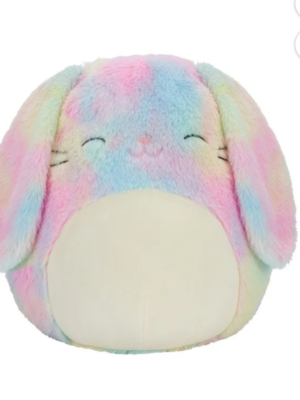 Squishmallows FuzzAMallows 12 inch Candy the Rainbow Bunny